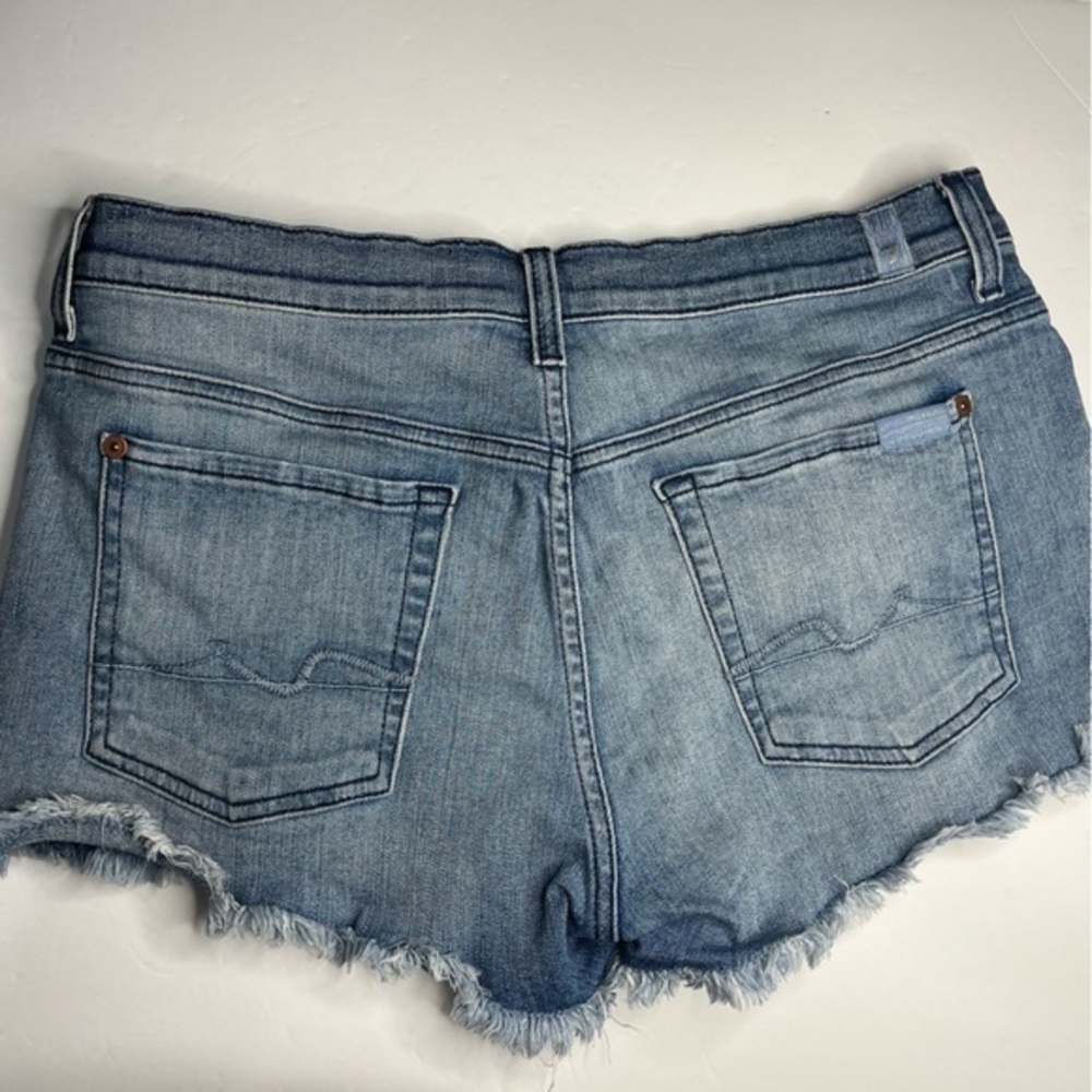 7 For All Mankind Denim Jean Shorts 31‎ - Picture 2 of 4